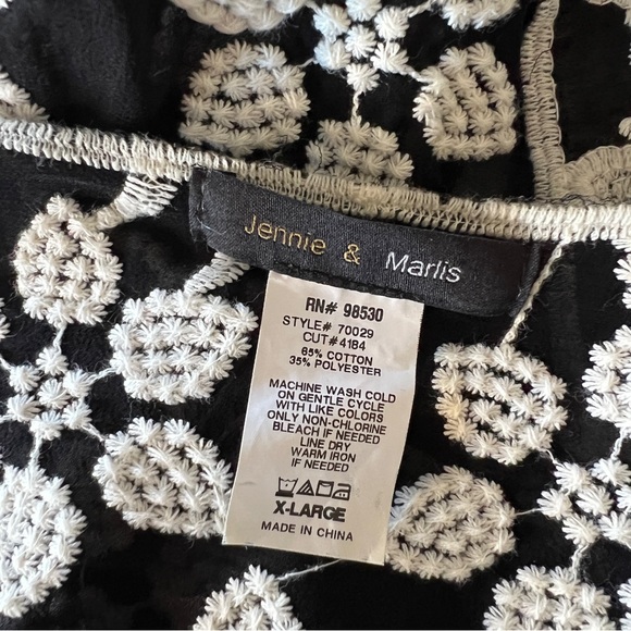 Embroidered Open Cardigan Fringe Kimono Boho - Picture 6 of 6